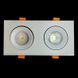 Врізний світильник HGN-1705/2 Sq WH Точечный светильник HGN-1705/2 Sq WH фото 1
