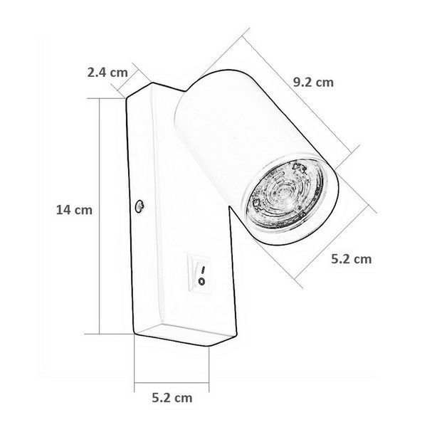 Бра HGD-00107 Wh Бра HGD-00107 Wh фото